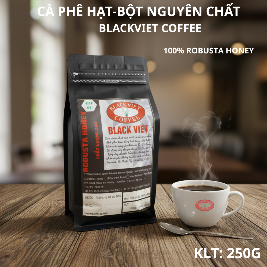 100%ROBUSTA HONEY - PHIN TRUYỀN THỐNG (250G-500G-1000G)- BỘT